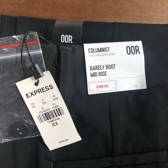 Express Columnist Barely Boot Midrise Pants - Picture 2 of 8